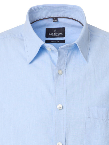 CASAMODA Comfort Fit Camicia Azzurro Kent Easy Care  - Vista 1