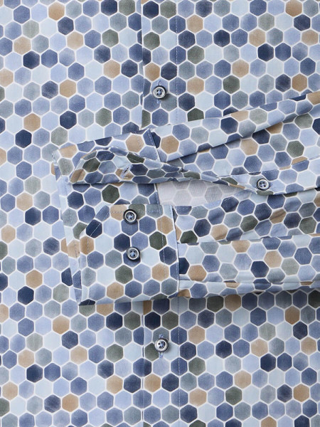 VENTI Regular Fit Camicia Azzurro Kent Popeline - Vista 2