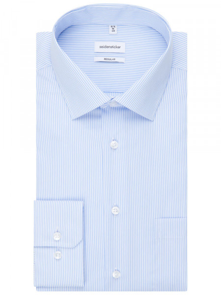 SEIDENSTICKER Regular Fit Camicia Azzurro Business Kent Office - Vista 4