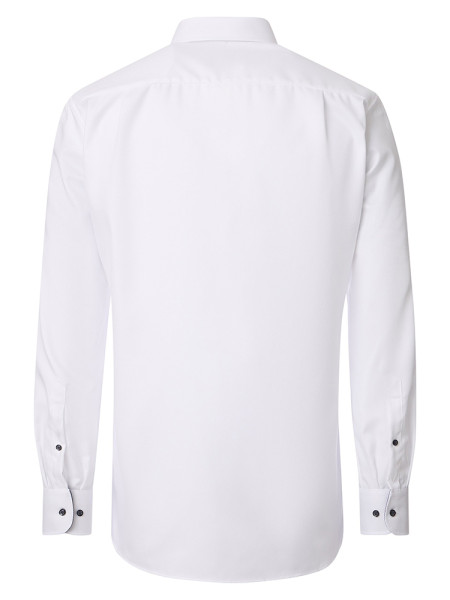 VENTI Comfort Fit Camicia Bianco Button-Down Struktur