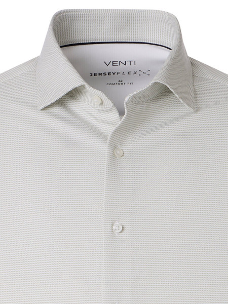 VENTI Comfort Fit Camicia Verde Kent Jersey - Vista 1