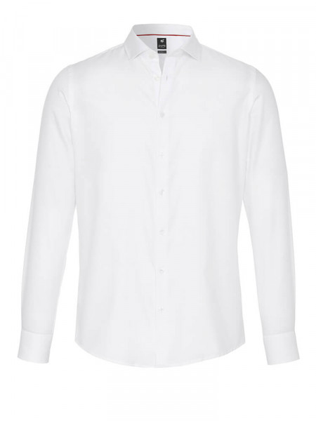 PURE Regular Fit Camicia Bianco Haifisch Popeline - Vista 1