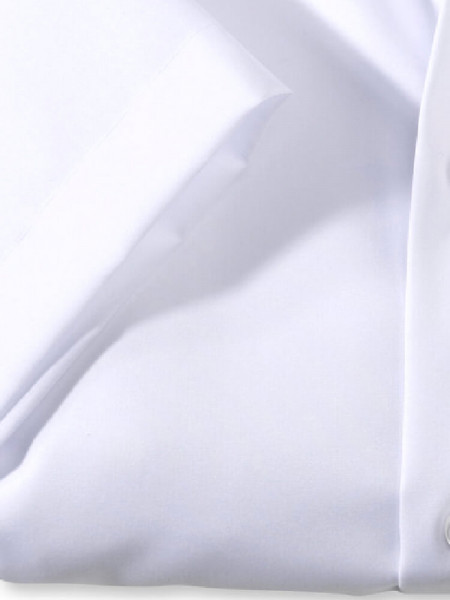 OLYMP Comfort Fit Camicia Bianco New Kent Popeline - Vista 2