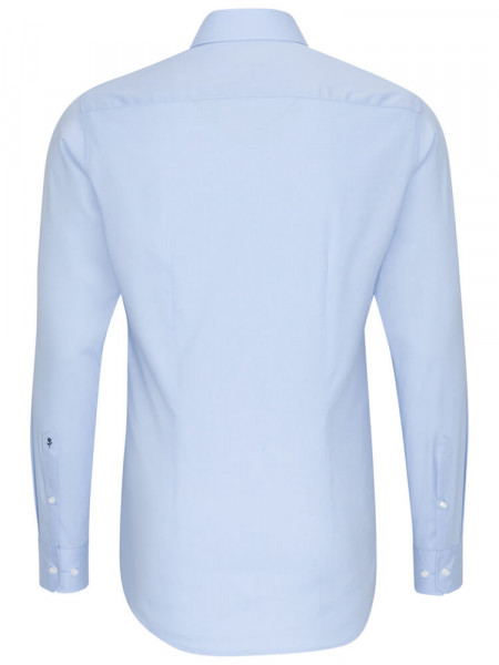 SEIDENSTICKER Extra Slim Fit Camicia Azzurro Business Kent Fil à Fil
