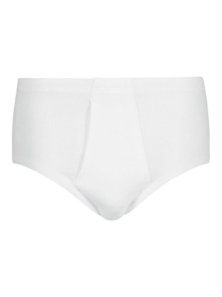 HUBER Regular Fit Bianco Doppelrippenstich - Vista 1