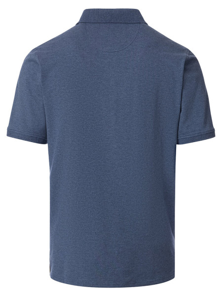 CASAMODA Polo Blu scuro Extrafeine Qualität