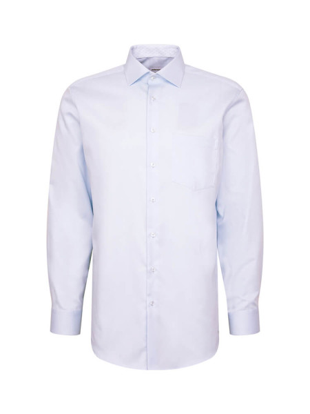 SEIDENSTICKER Regular Fit Camicia Azzurro New Kent Struktur