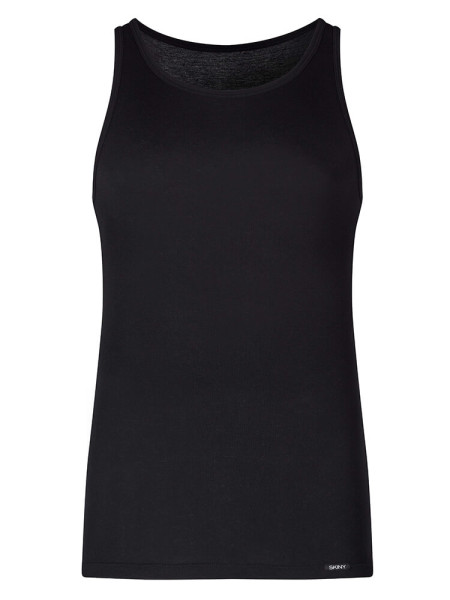 SKINY Regular Fit Nero Feinripp - Vista 1